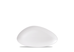 Isla White Chefs' Triangle Plate